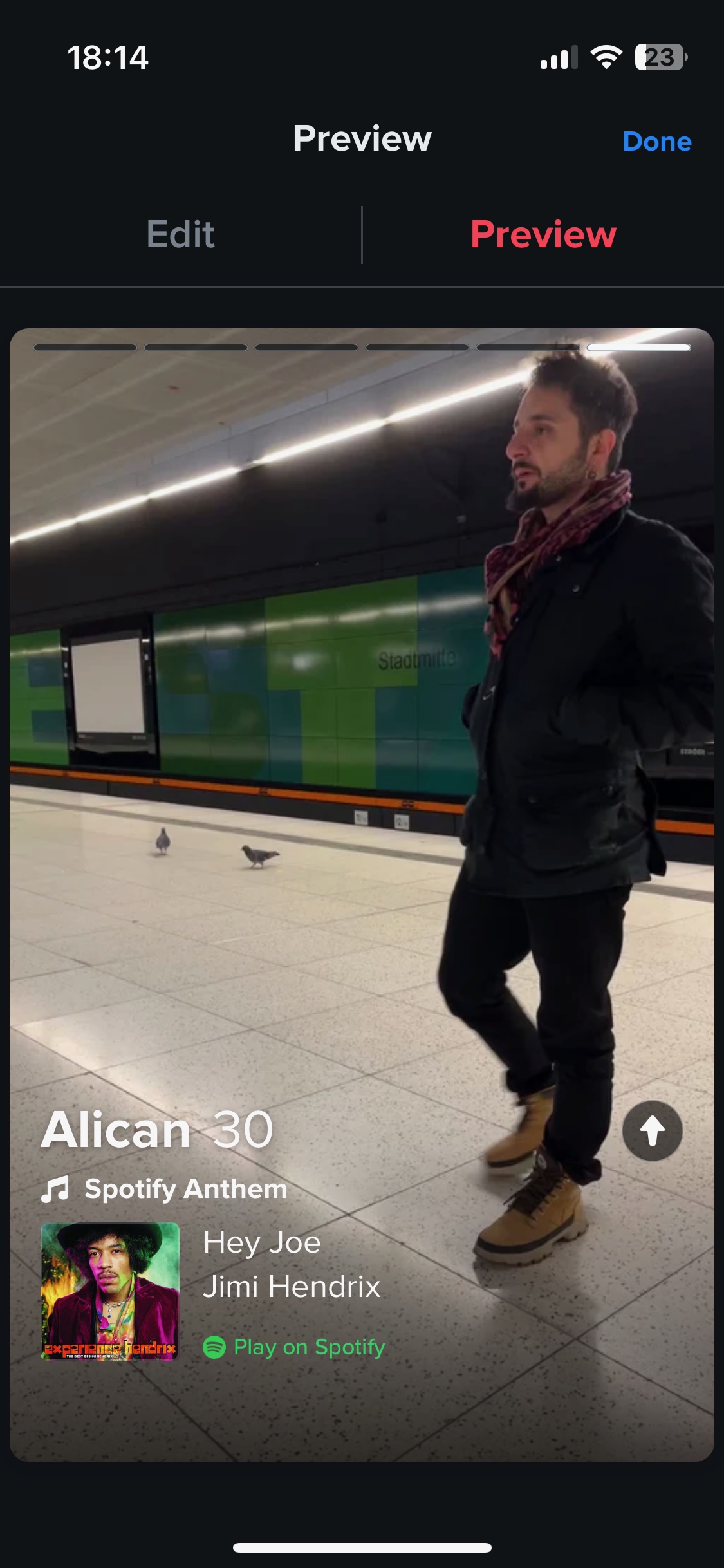 Example Tinder profile screenshot 6